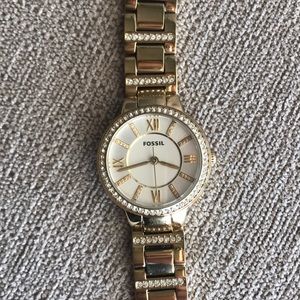 Fossil Virginia Gold Watch ES3283